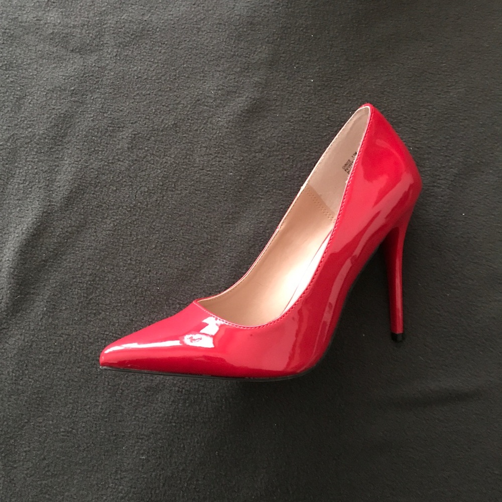 Madden girl red stiletto pumps - Picture 3 of 4